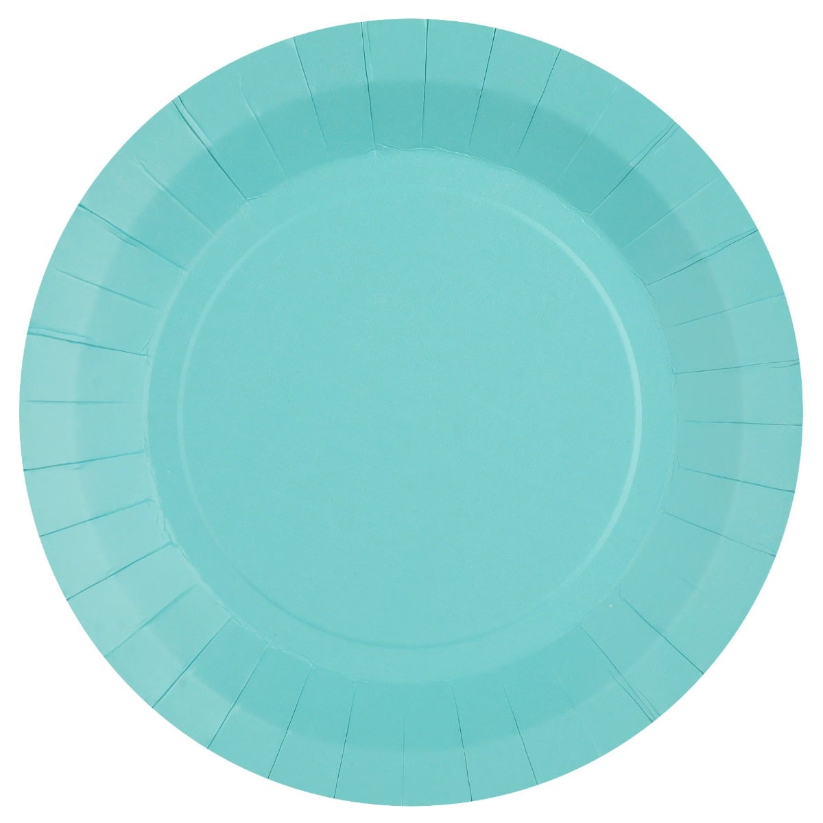 Assiettes unies - 22 cm - Bleu ciel