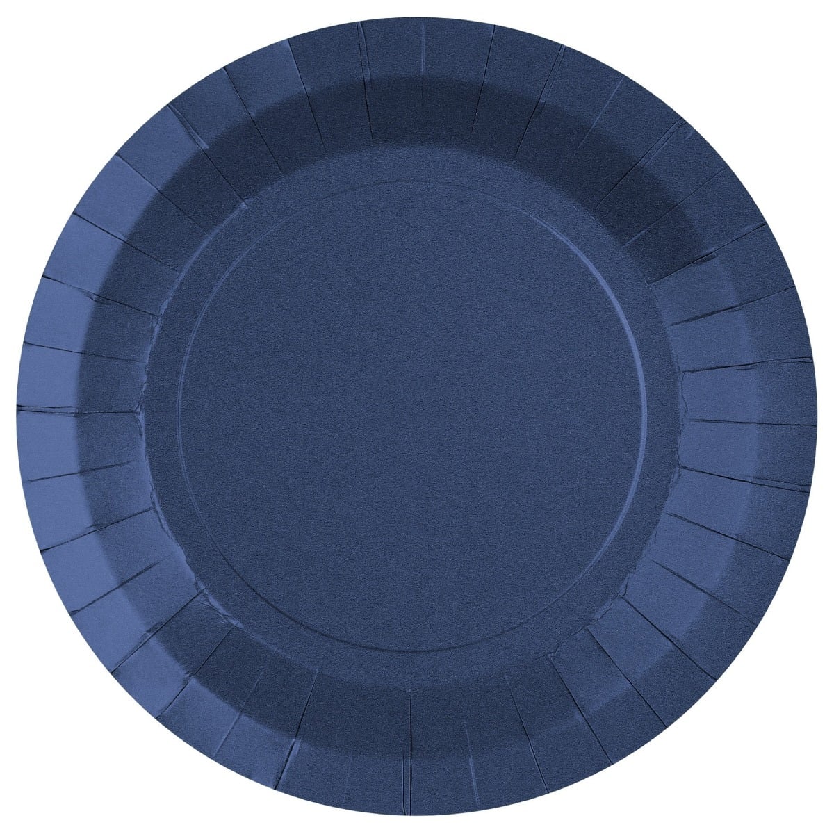 Assiettes unies - 22.5 cm - Bleu