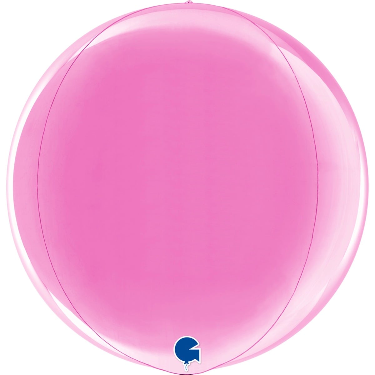 Ballon Alu Globe 4D - Fuchsia (38cm)