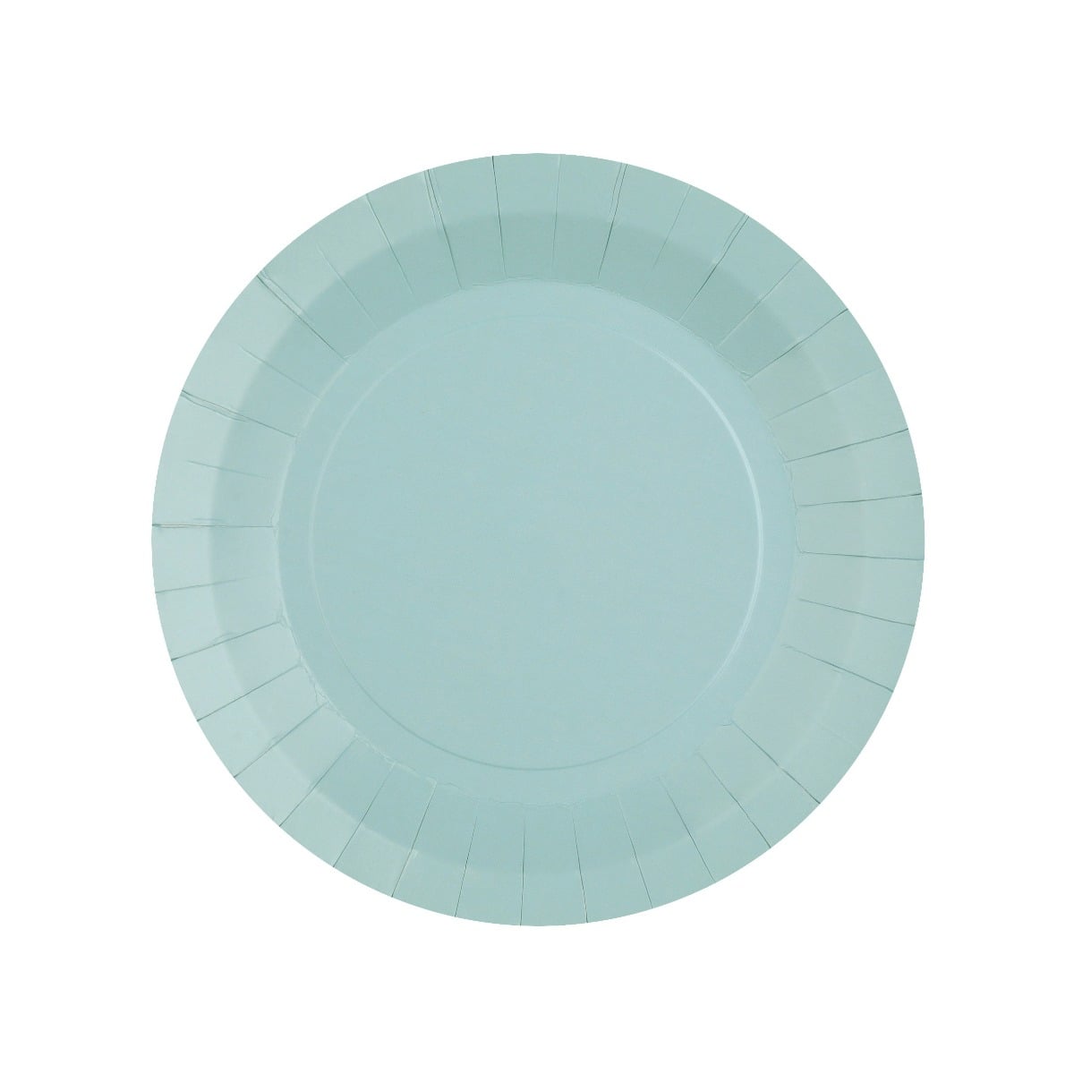 Assiettes unies - 17.5 cm - Bleu clair