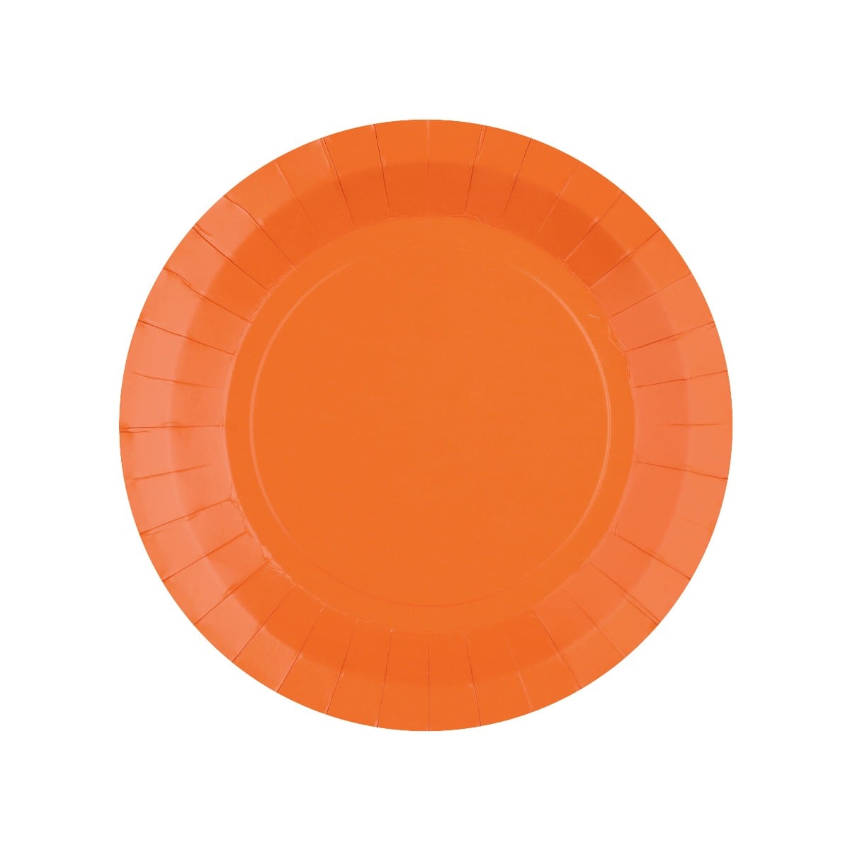 Assiettes unies - 17.5 cm - Orange