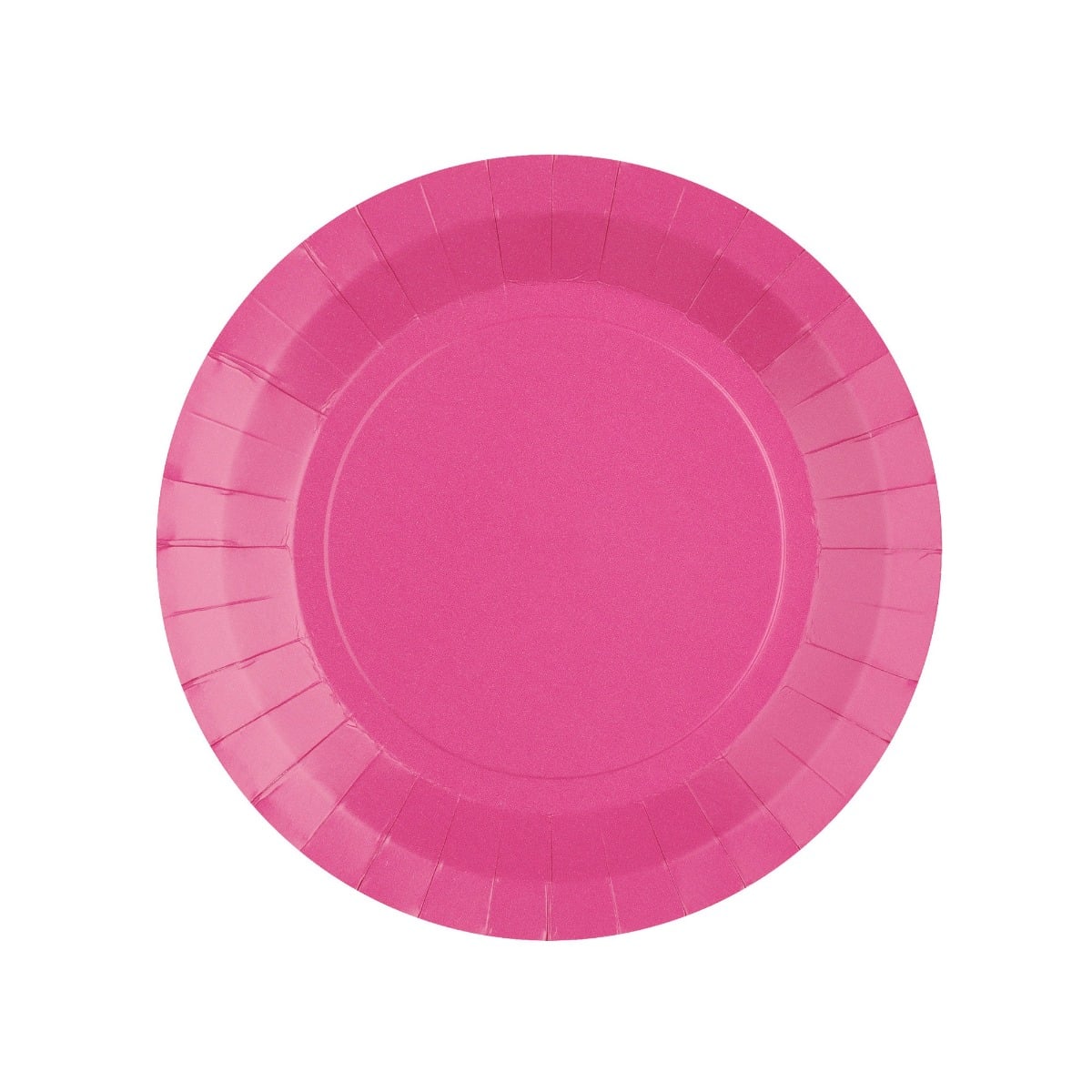 Assiettes unies - 17.5 cm - Rose Bonbon
