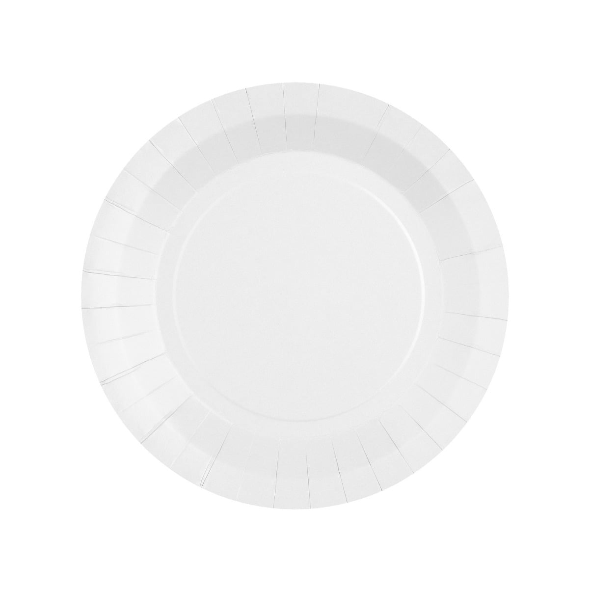 Assiettes unies - 17.5 cm - Blanc