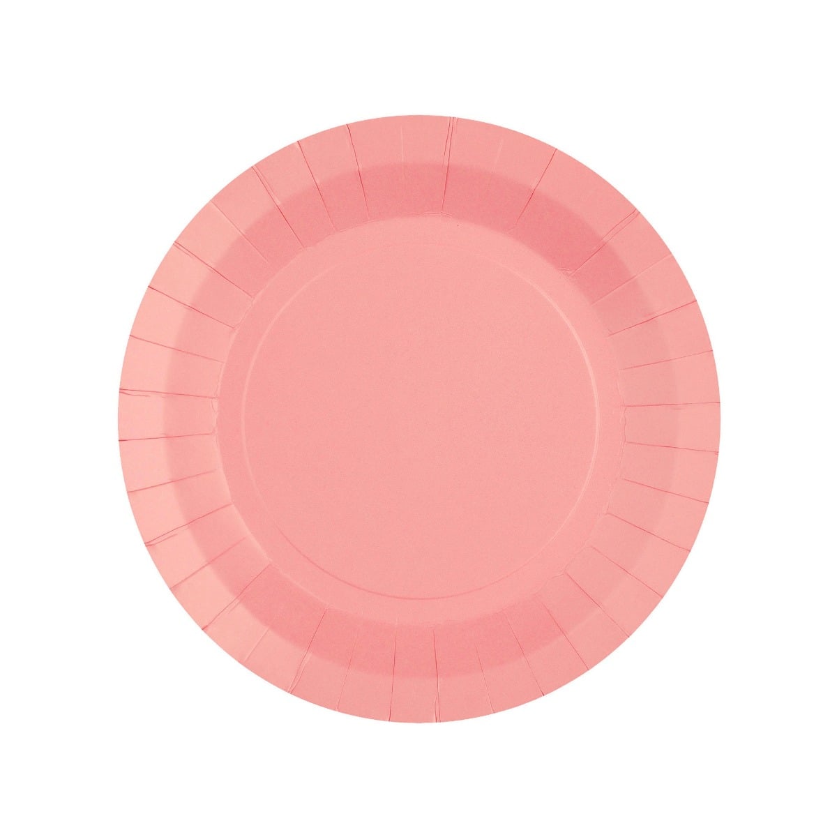 Assiettes unies - 17.5 cm - Rose