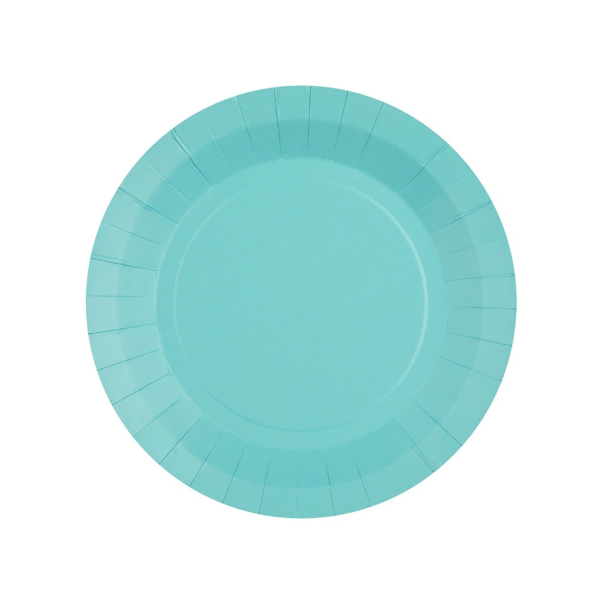 Assiettes unies - 17.5 cm - Bleu ciel
