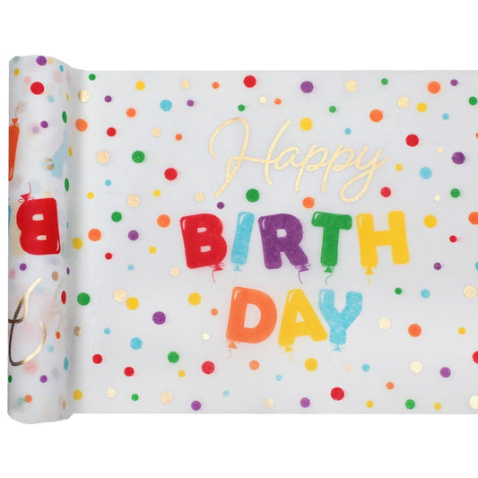 Chemin de table - Happy Birthday