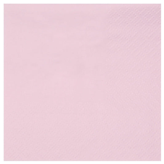 Serviettes Cocktail Airlaid - Rose clair
