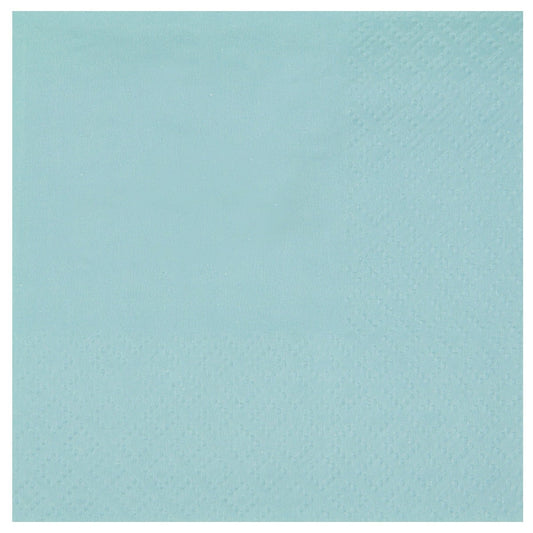 Serviettes Cocktail Airlaid - Bleu clair