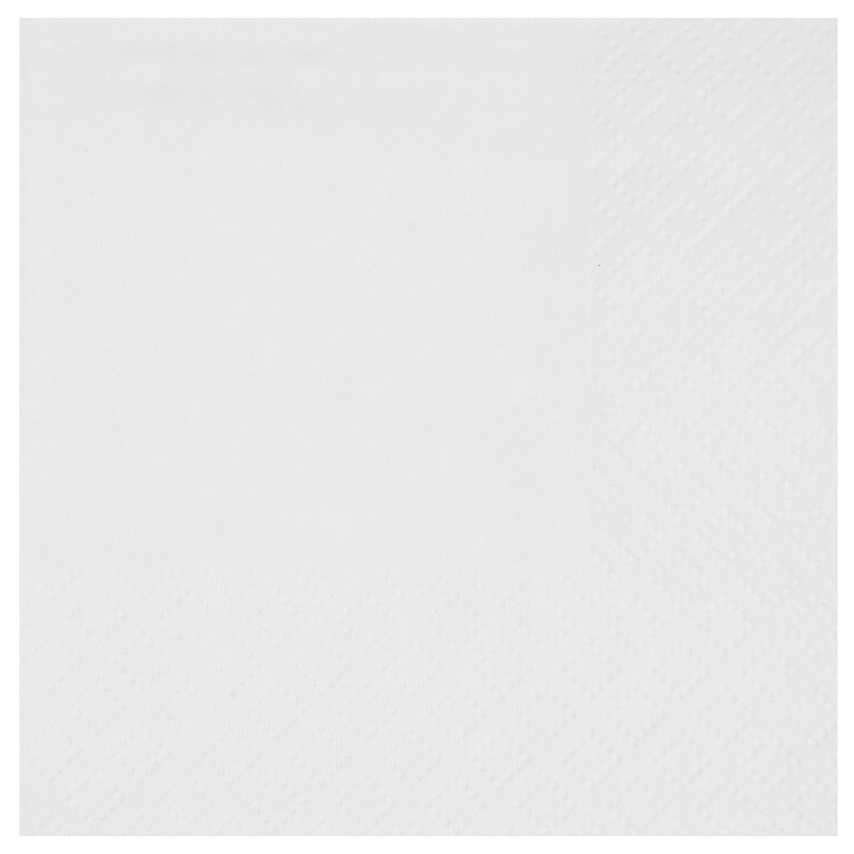 Serviettes Cocktail Airlaid - Blanc