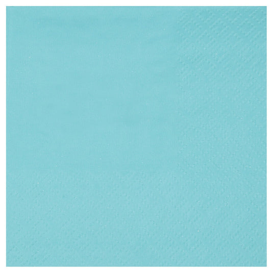 Serviettes Cocktail Airlaid - Bleu ciel