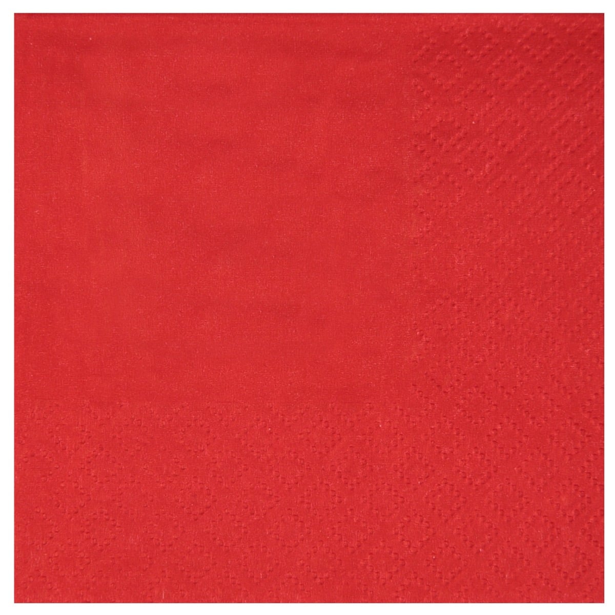 Serviettes Cocktail Airlaid - Rouge