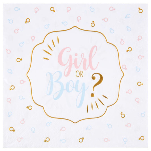 Serviettes Girl or Boy (20 pcs)