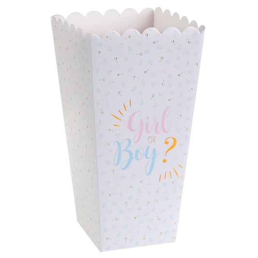 Boite à popcorn - Girl or Boy (8pcs)
