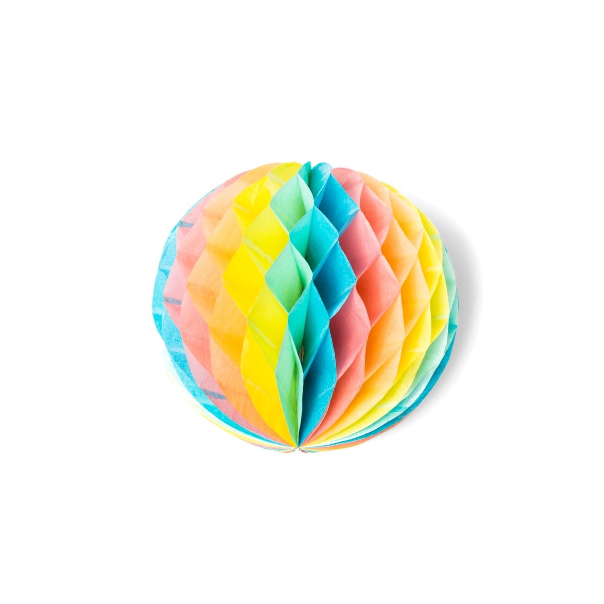 Boules Alvéolées Multicouleur 10cm  (5pcs)