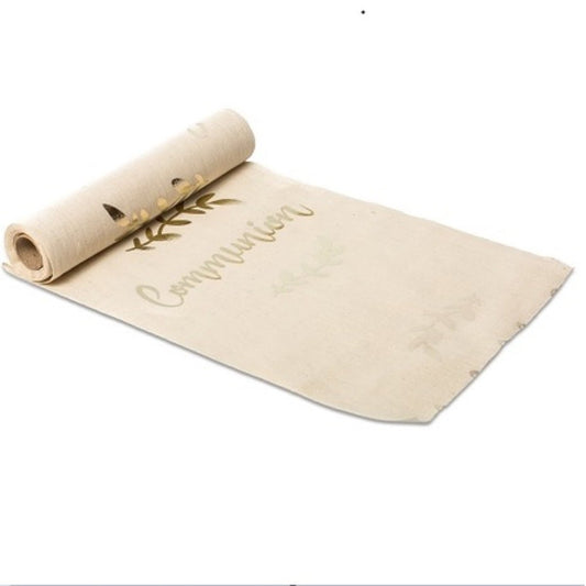 Chemin de table en lin - Communion (5m)