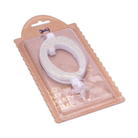 Bougie Chiffre Or Clair (10cm)