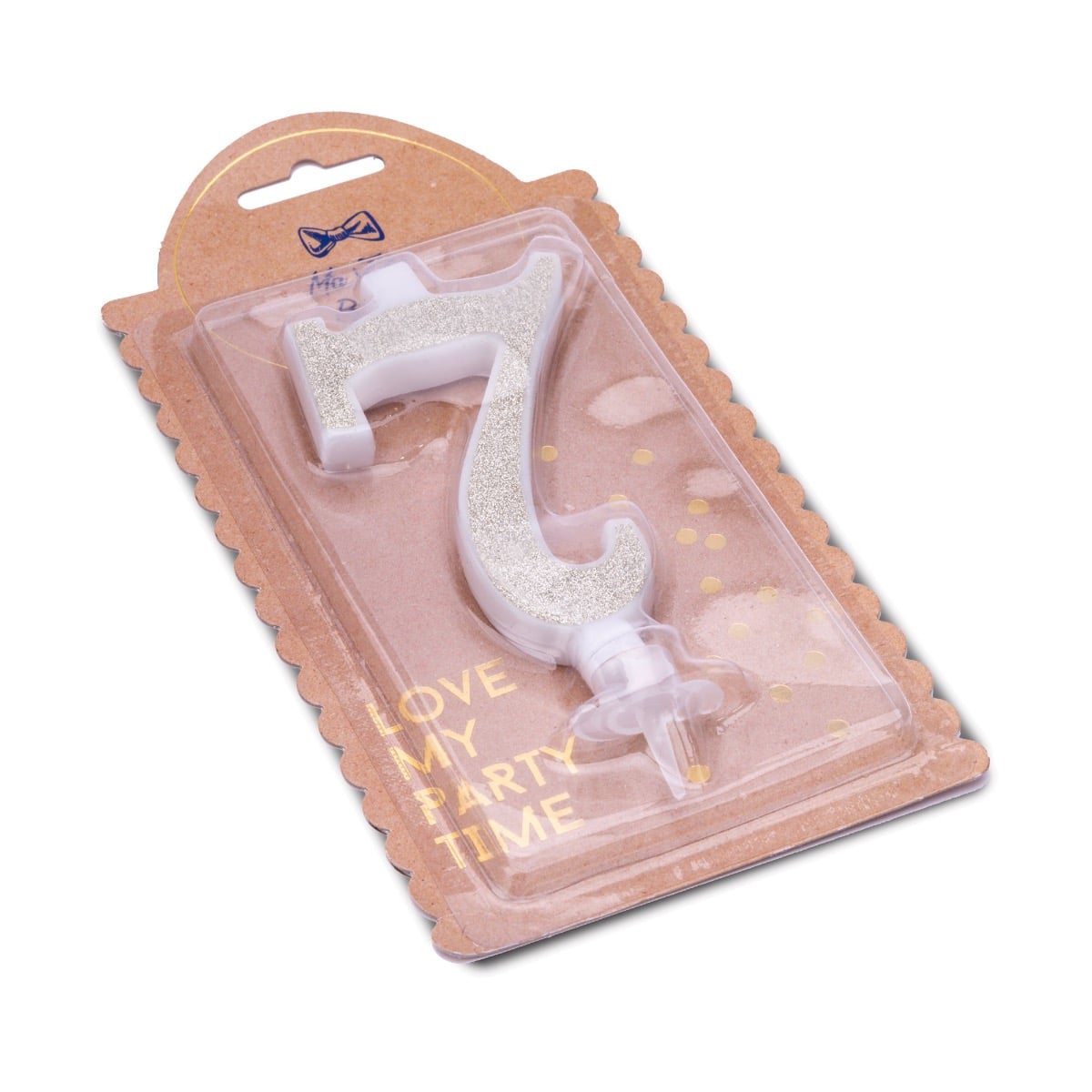 Bougie Chiffre Or Clair - 7 (10cm)
