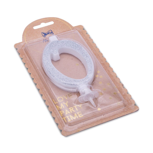 Bougie Chiffre Argent (10cm)