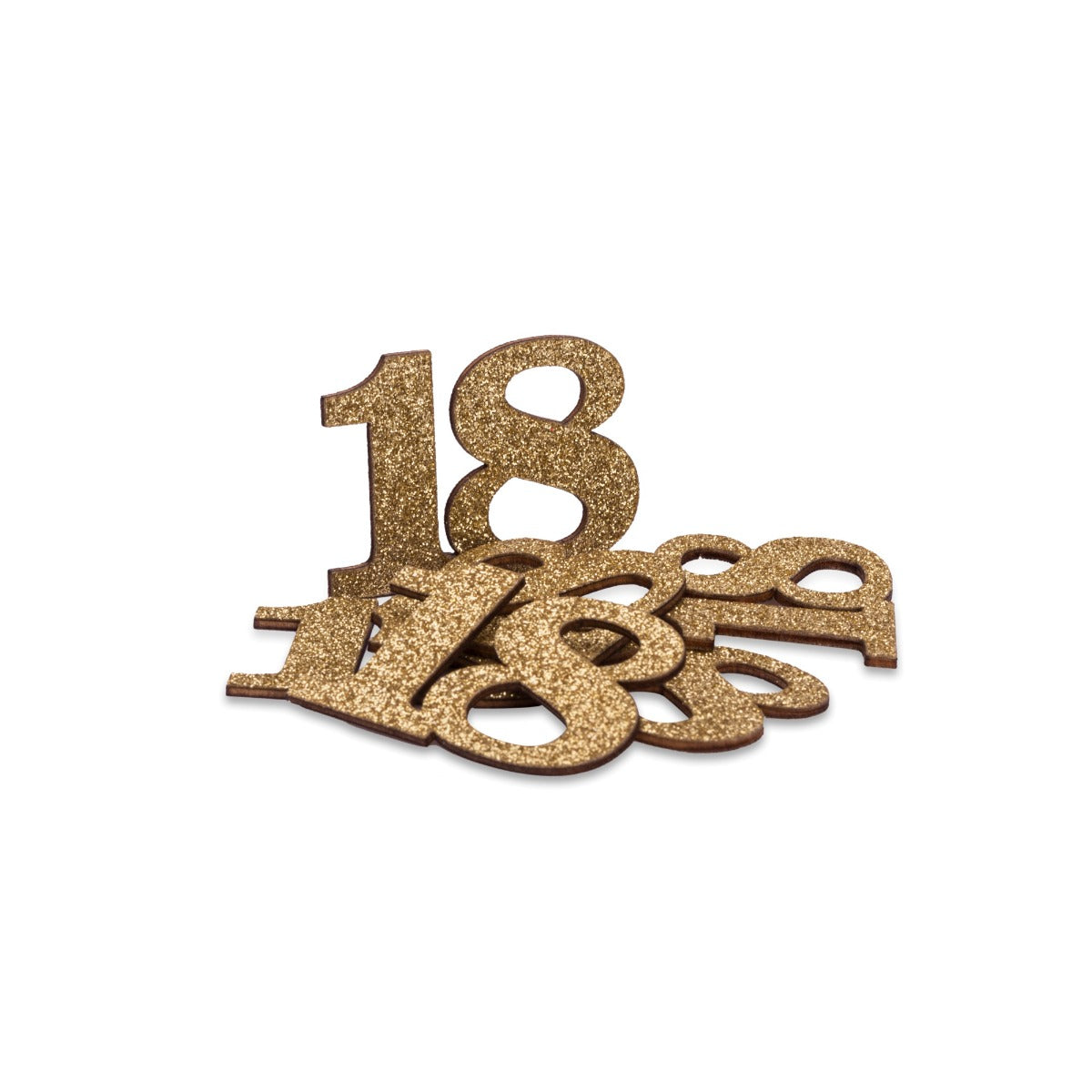 Décorations 18 en bois doré