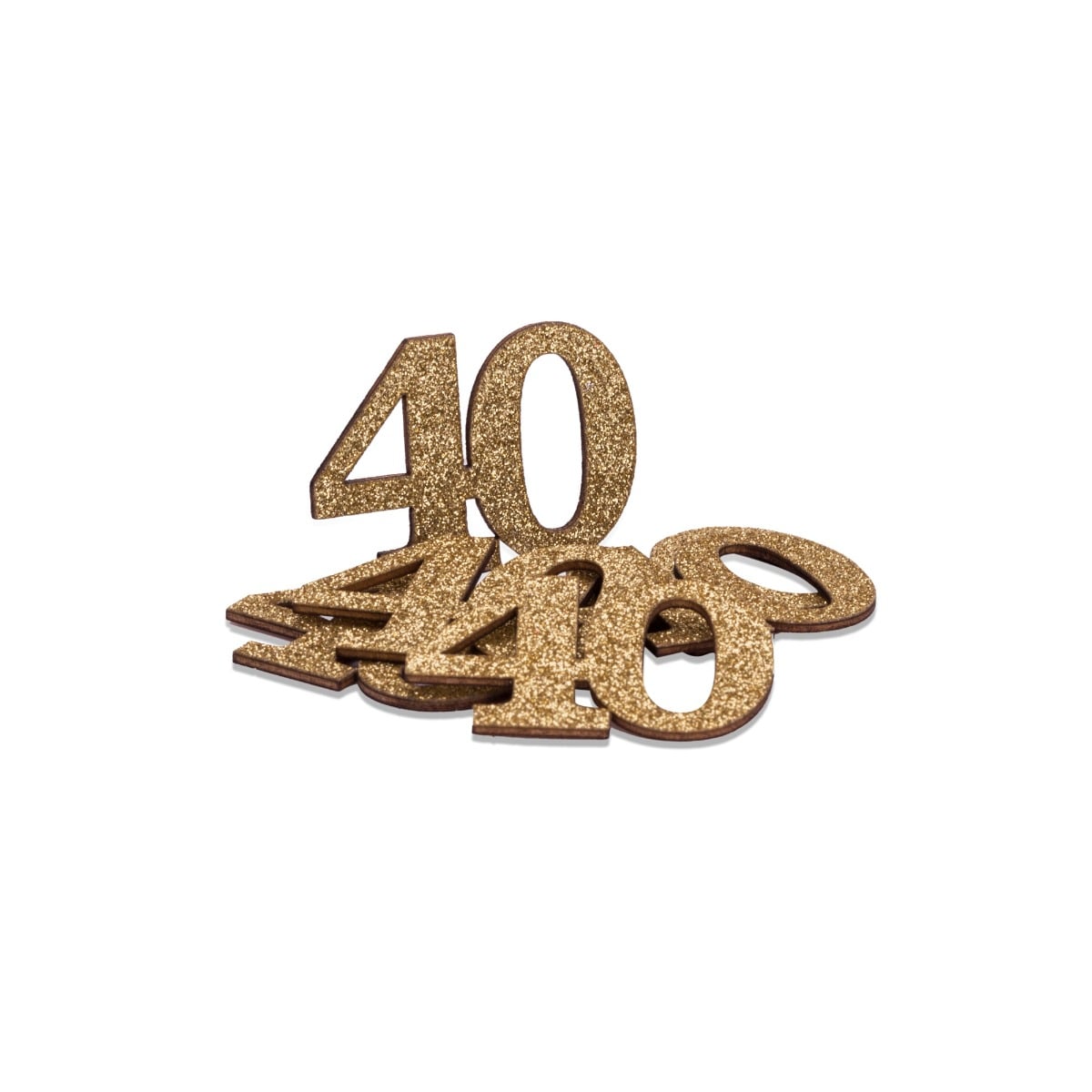 Décorations 40 en bois doré