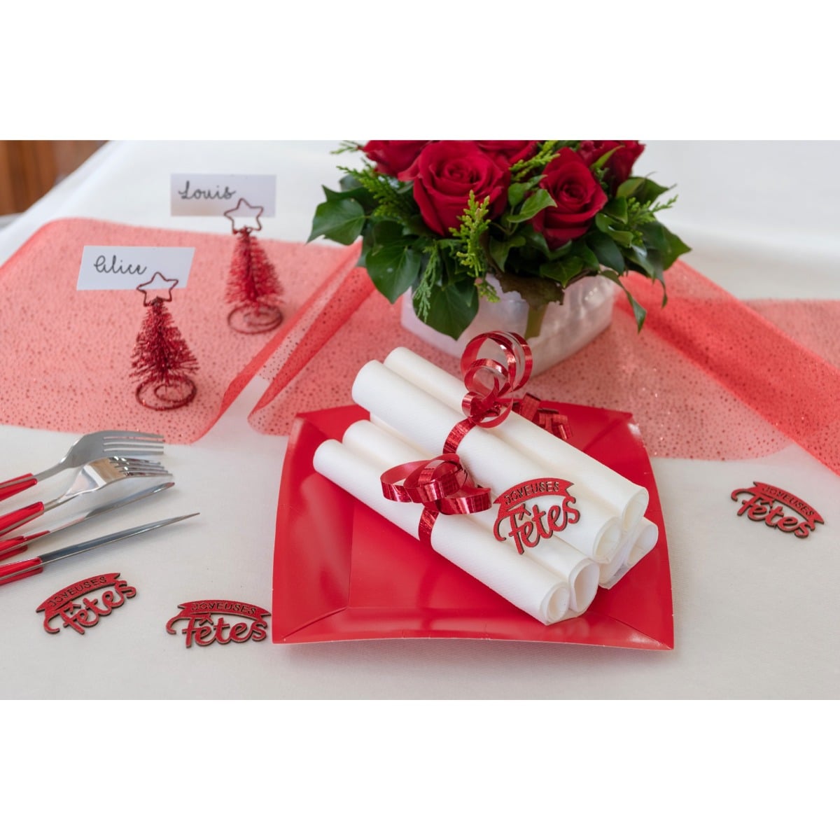 Assiettes carrées 18cm & 23cm(10pcs)