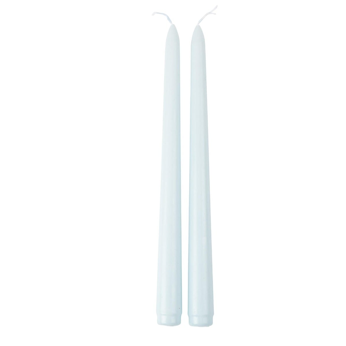 Bougie Chandelier Bleu ciel 25cm (2pcs)
