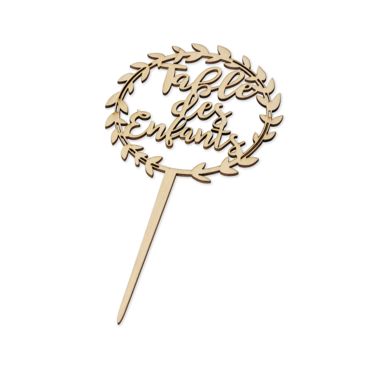 Cake Topper / Centre de Table "Table des Enfants"