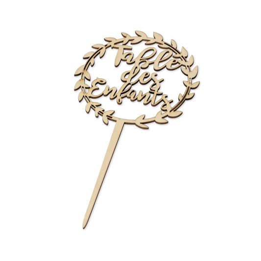 Cake Topper / Centre de Table "Table des Enfants"