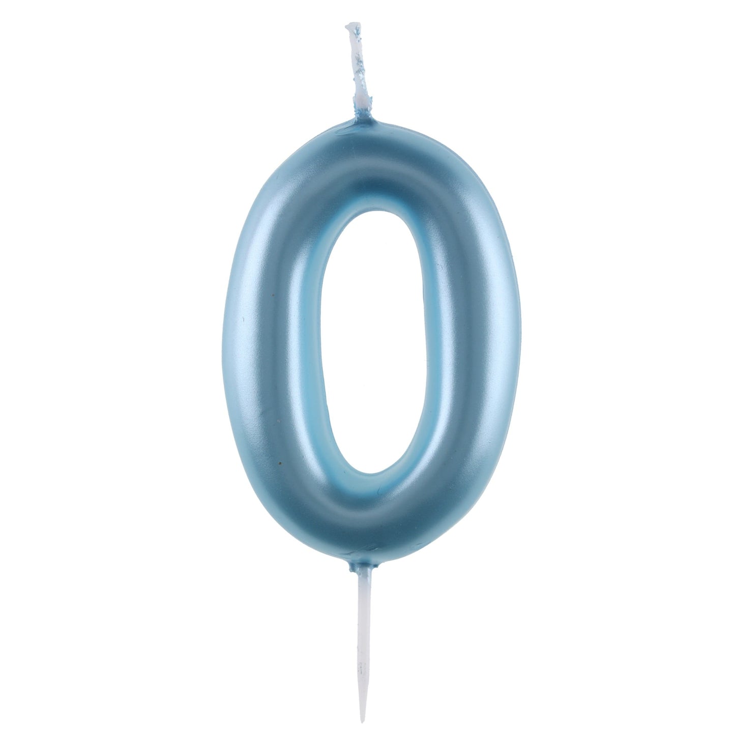 Bougie Chiffre - Bleu ciel - 0