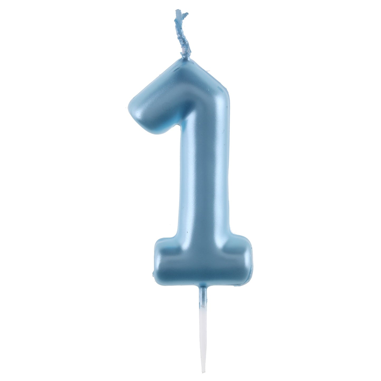 Bougie Chiffre - Bleu ciel - 1