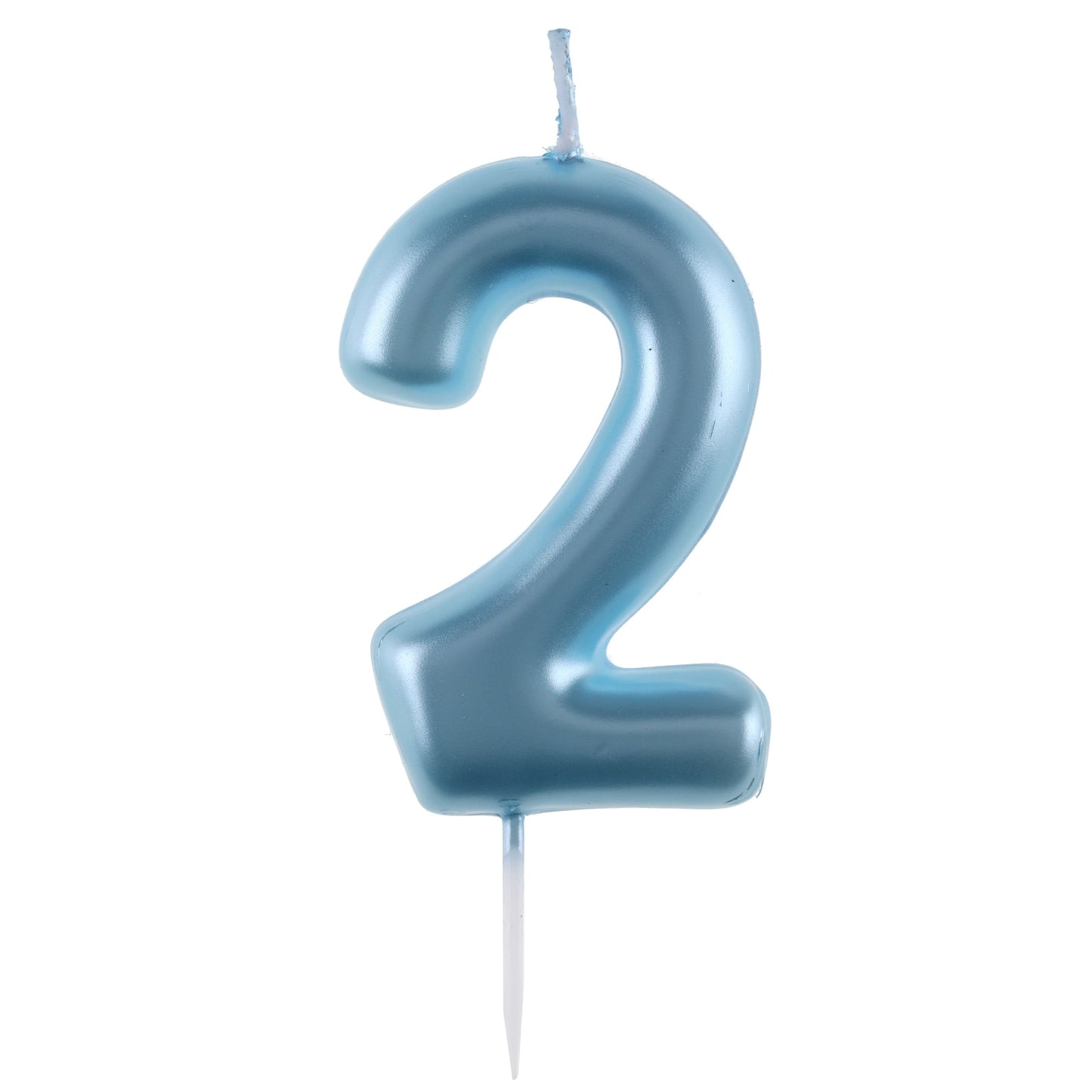 Bougie Chiffre - Bleu ciel - 2