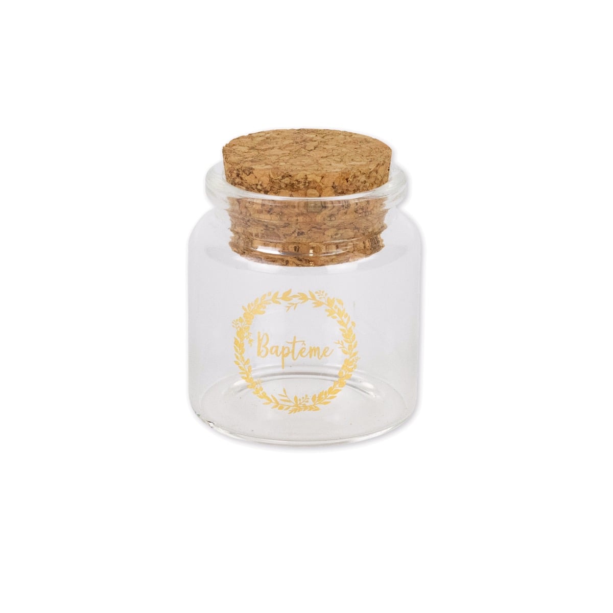 Fiole en verre - Baptême