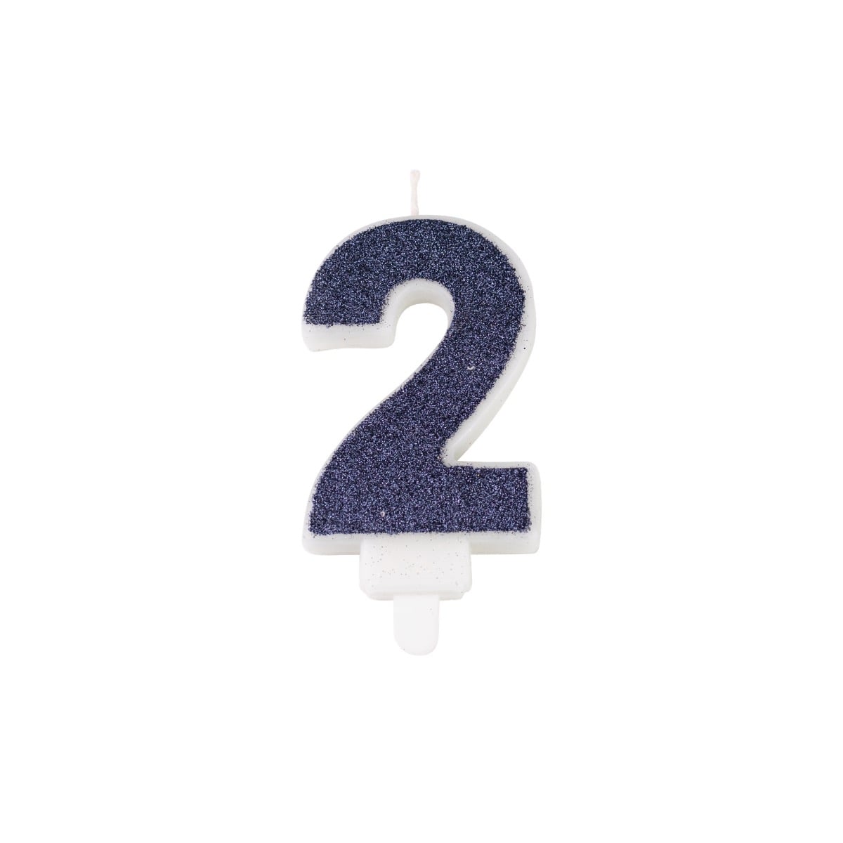 Bougie Chiffre Bleu marine 2