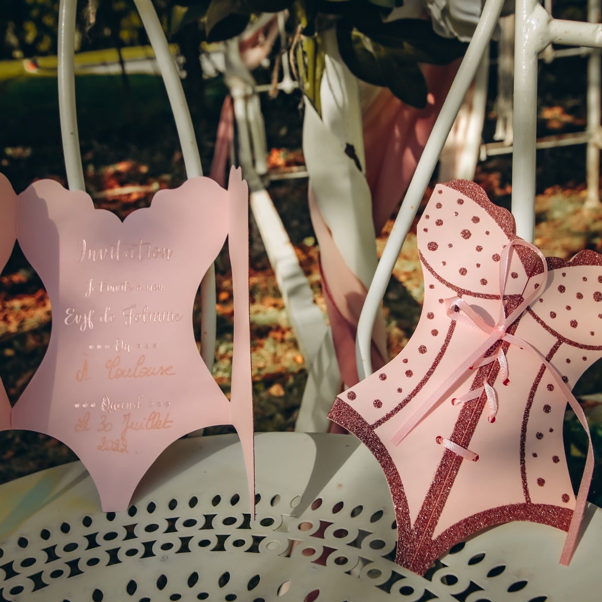 Invitations EVJF Bustier