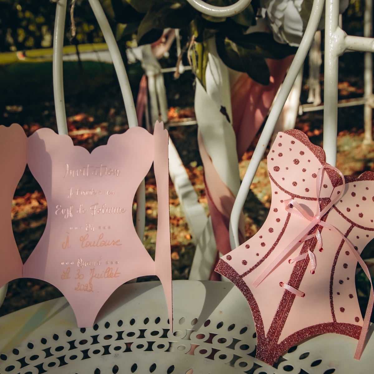 Invitations EVJF Bustier