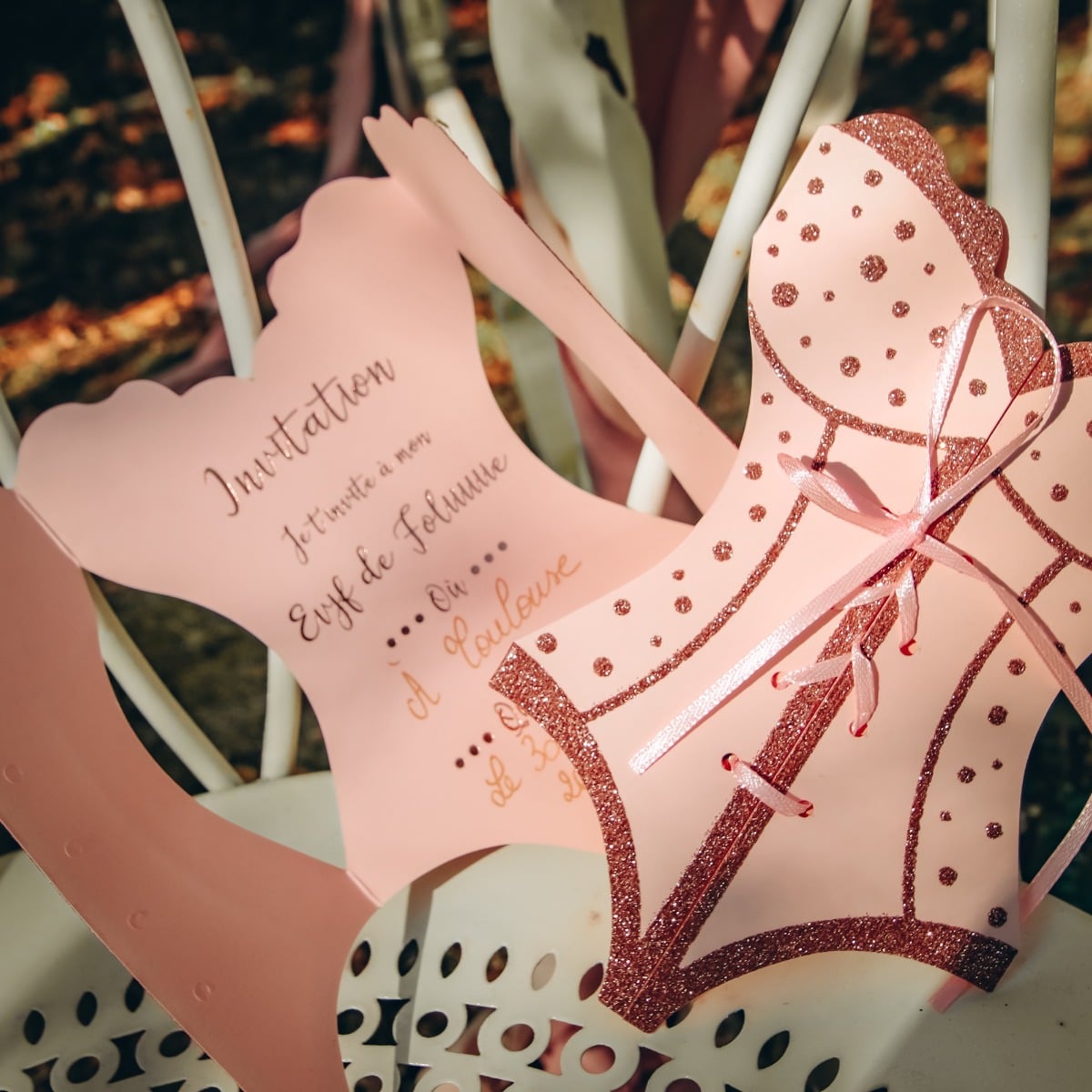 Invitations EVJF Bustier