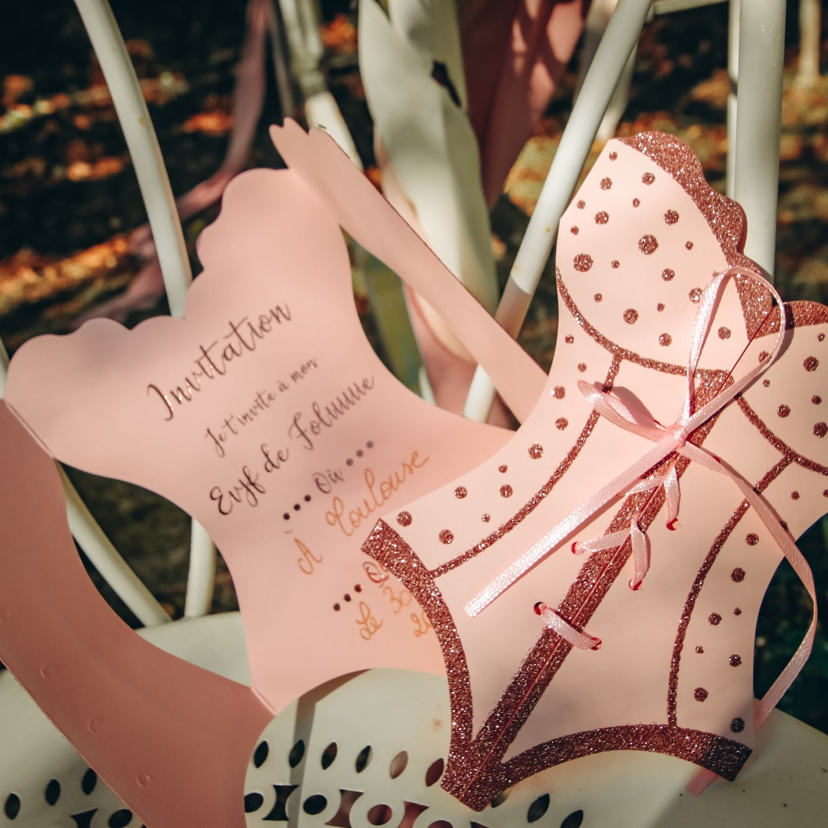 Invitations EVJF Bustier