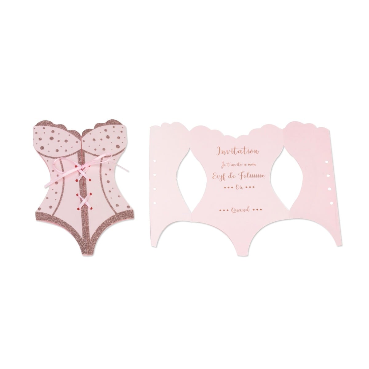 Invitations EVJF Bustier