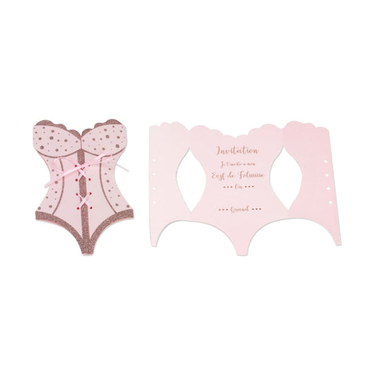 Invitations EVJF Bustier