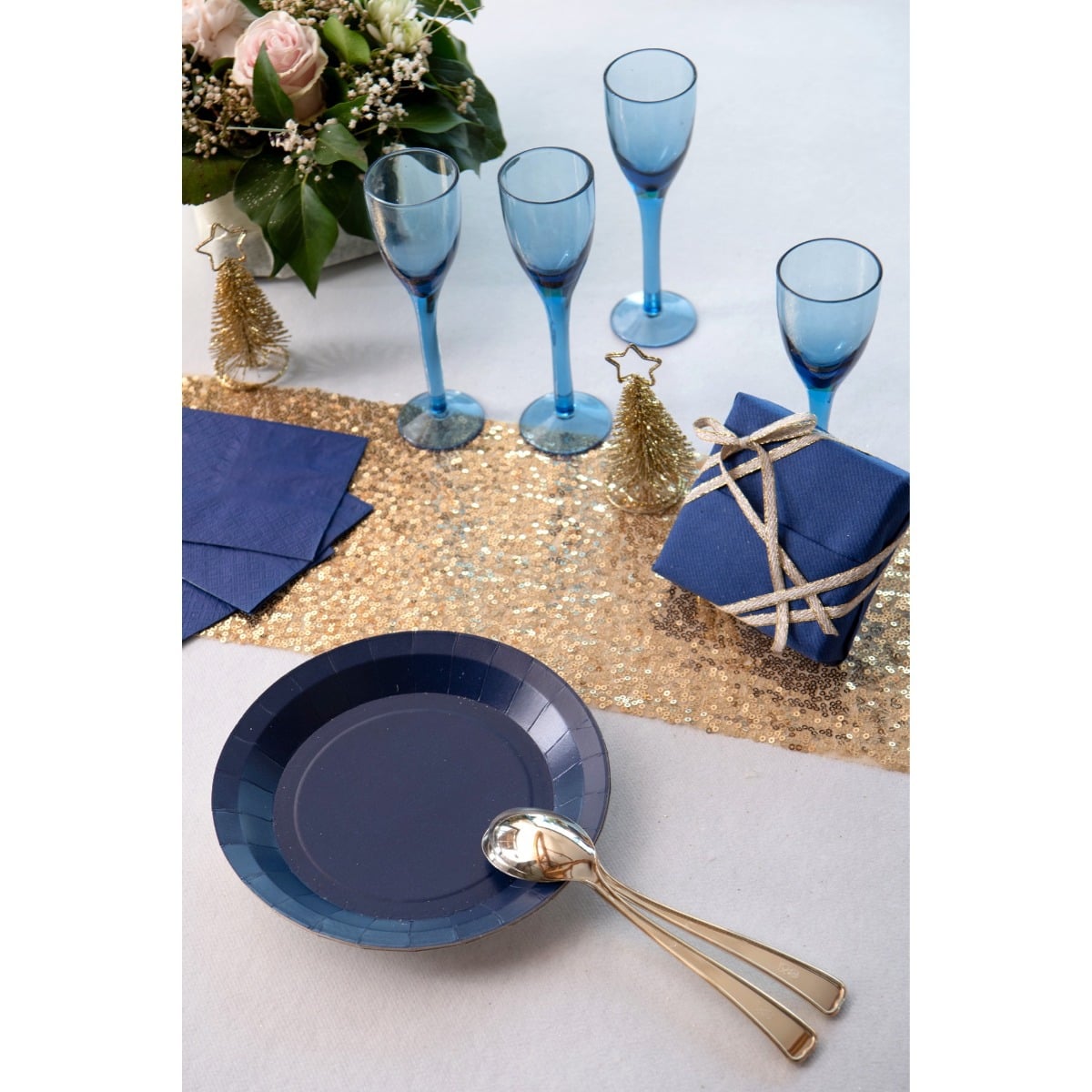 Serviettes Cocktail Airlaid - Olive