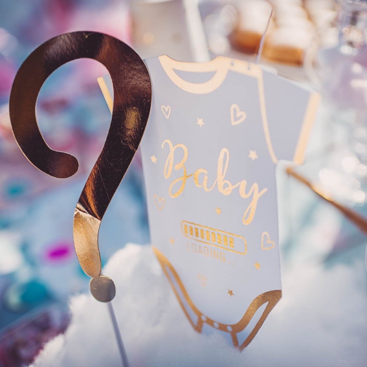 Kit Photo booth Baby Shower - Fille ou Garçon (12pcs)