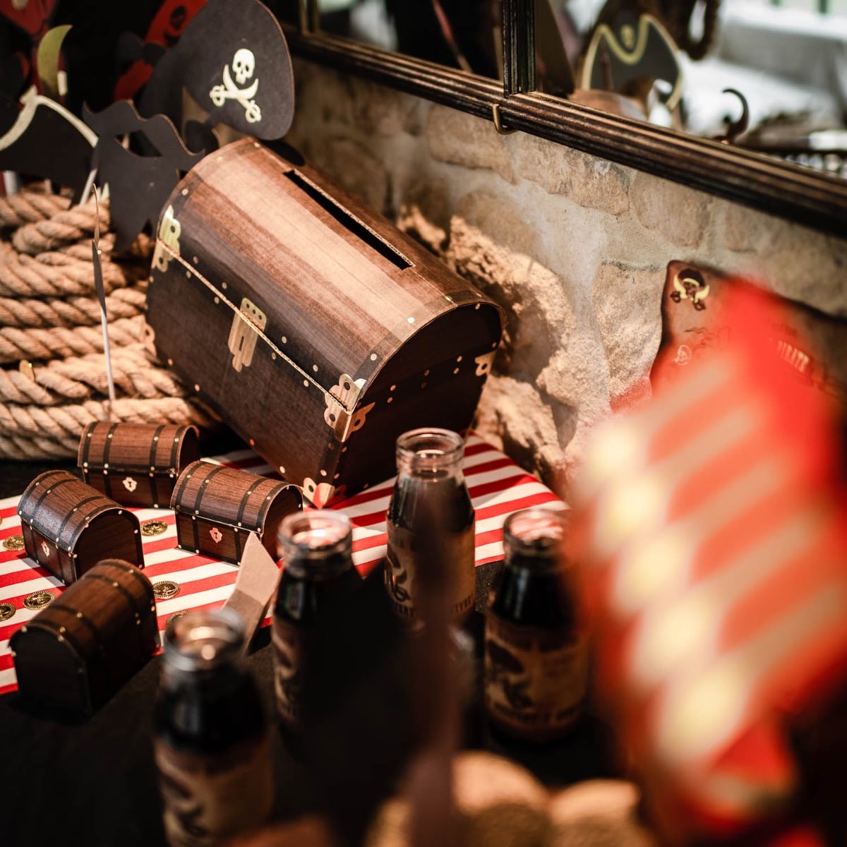 Tirelire coffre au trésor Pirate
