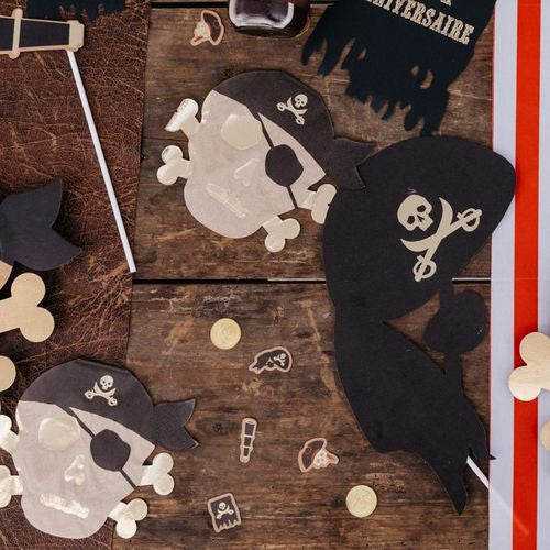 Confettis Pirate en papier (100pcs)