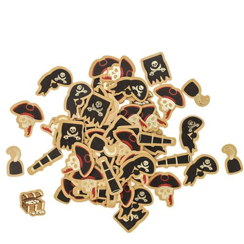 Confettis Pirate en papier (100pcs)