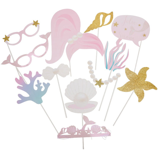 Accessoires Photobooth Sirène (12pcs)