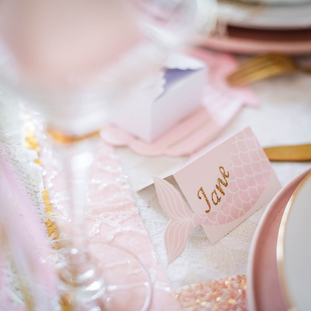 Marque places Sirène (8pcs)