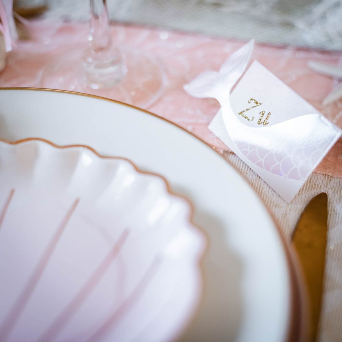 Marque places Sirène (8pcs)