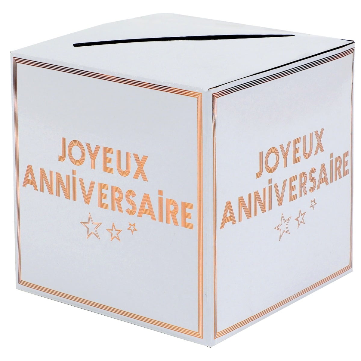 Tirelire Joyeux Anniversaire Star - Rosegold