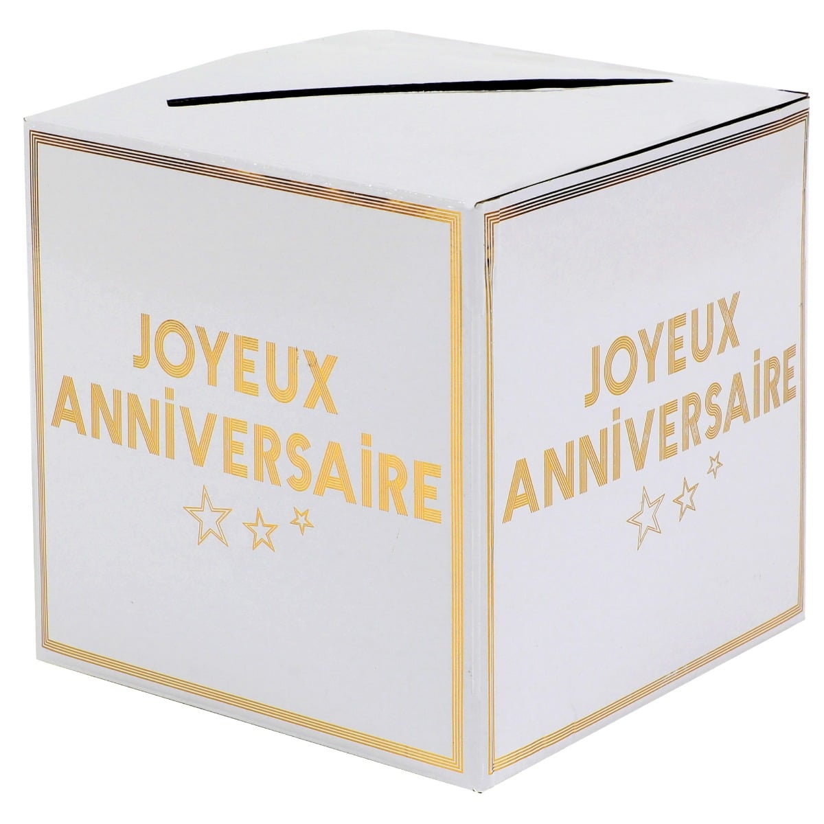 Tirelire Joyeux Anniversaire Star - Or