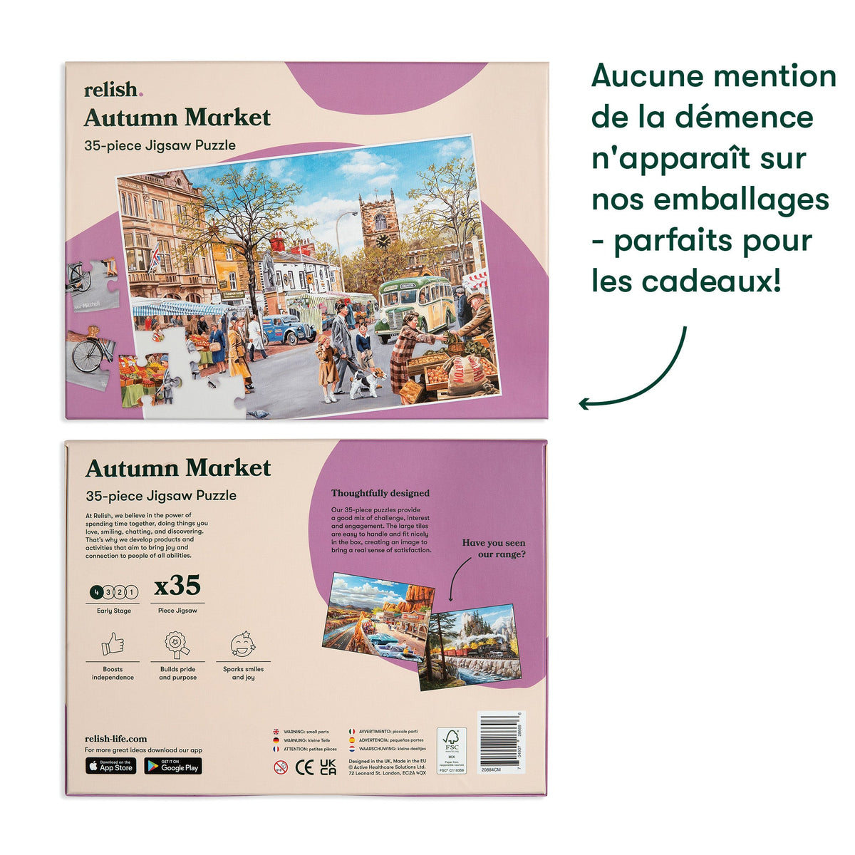 Puzzle 35 pieces - Autumn Market
